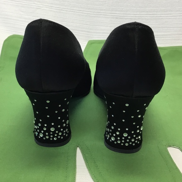 Bruno Magli Couture Heels w/Rhinestones - Picture 3 of 7